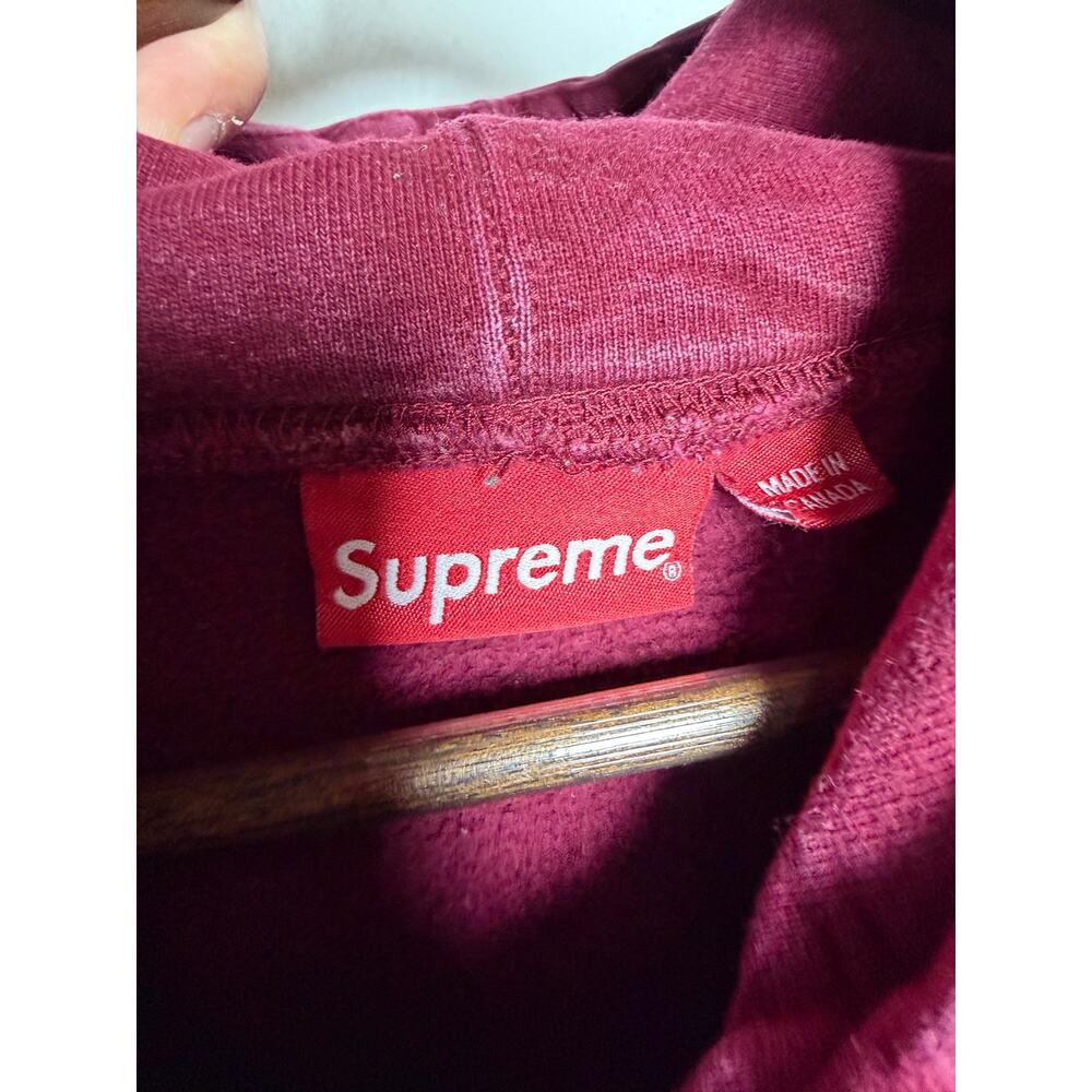 Supreme Peace Hooded Sweatshirt Cardinal - Picture 3 of 4